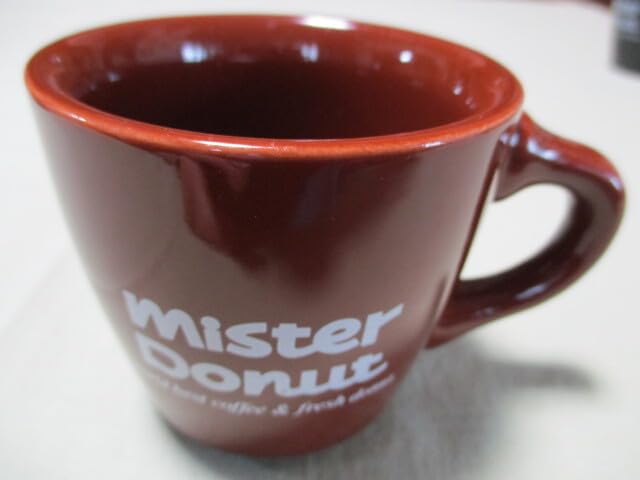 Amazon.co.jp: ミスド 当時物 ミスタードーナツ マグカップ 茶